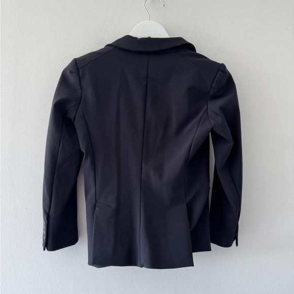 VERONICA BEARD Scuba Schoolboy Blazer Jacket in Navy 2 - Picture 11 of 14
